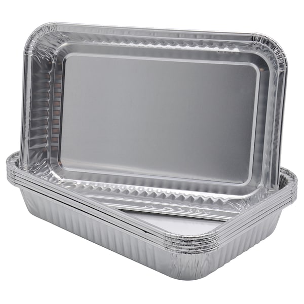 Roadpro 6x9 Aluminum Pans for 12-Volt Portable Roaster RPSC200 6-Pack RPSC90696 - main